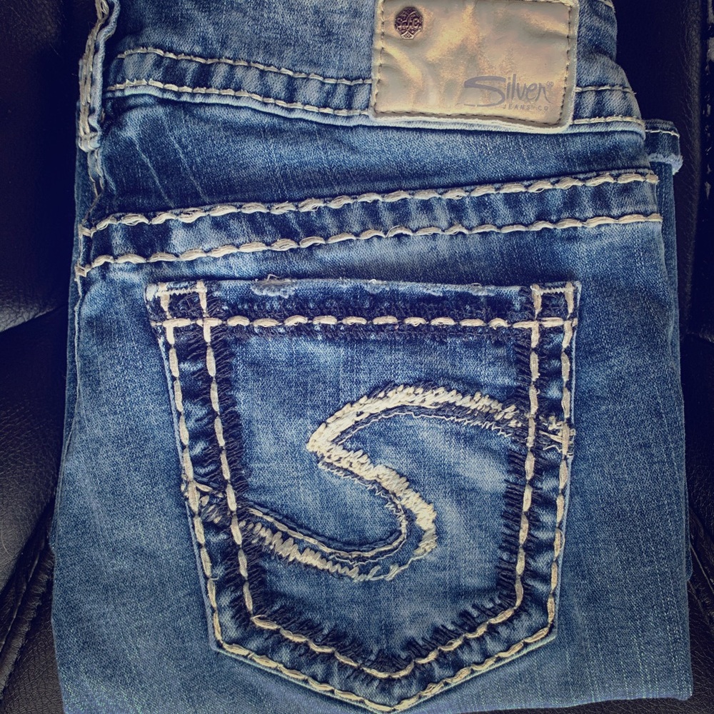 Silver jeans